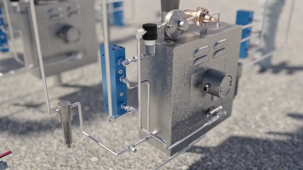 CATCO product animation poster showing industrial controls