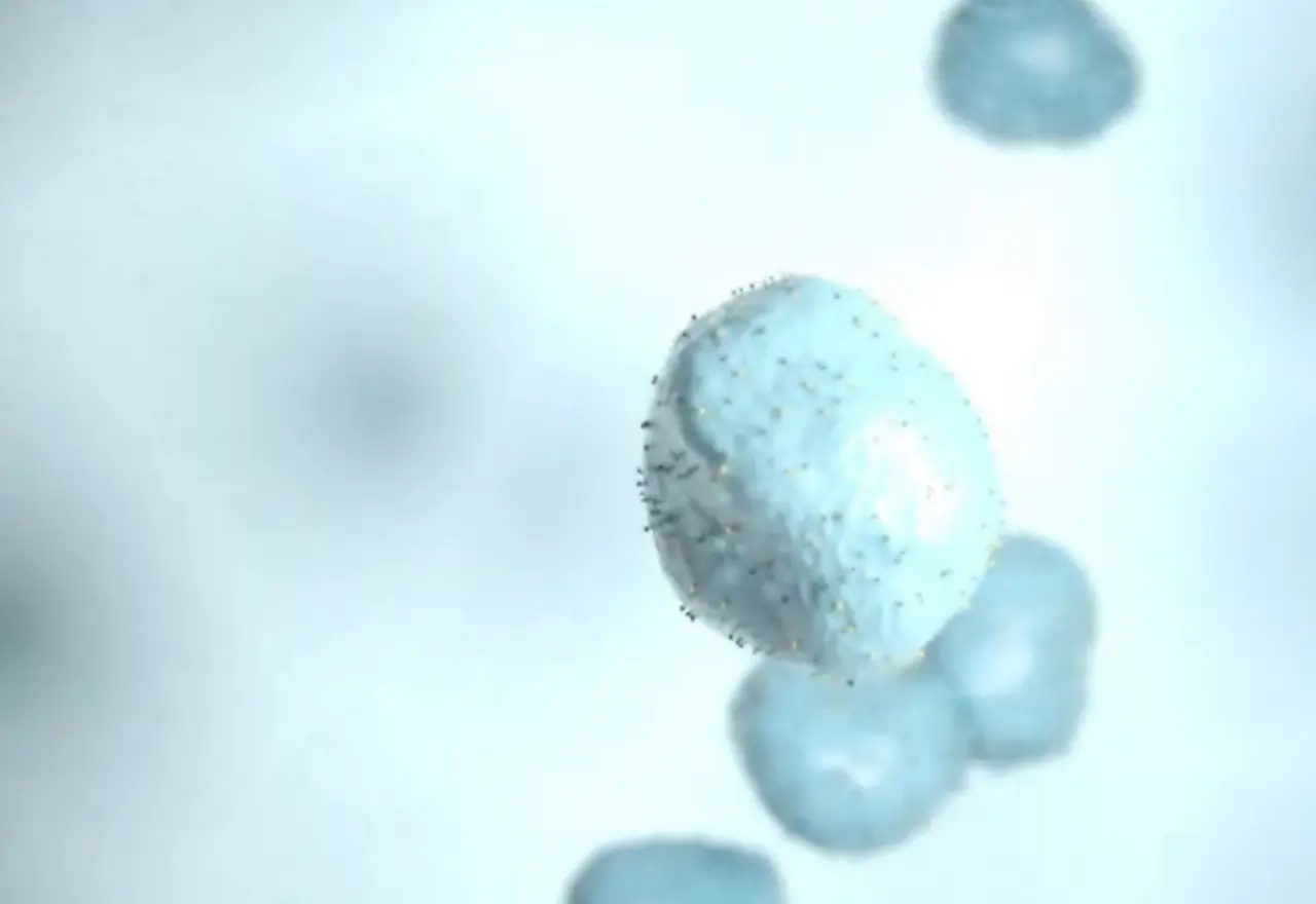 Reata Pharmaceuticals cellular mechanism animation frame